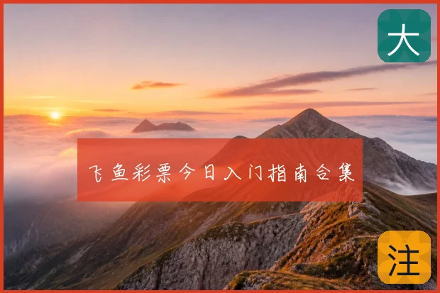 飞鱼彩票今日入门指南合集